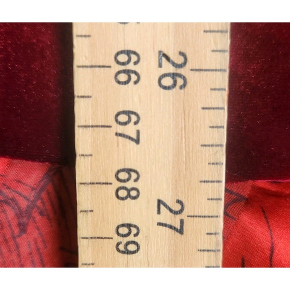 NWT International Concepts Velvet Blazer Jacket Petite M Burgandy Red Valentine - Picture 8 of 8